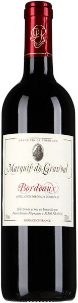 Вино Marquis De Granval, Bordeaux AOC, 2014