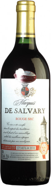 Вино "Marquis de Salvary" Rouge Sec