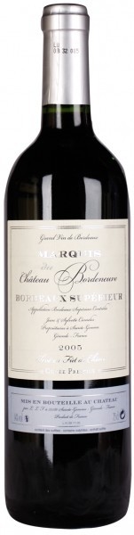 Вино Marquis du Chateau Bordeneuve 2005