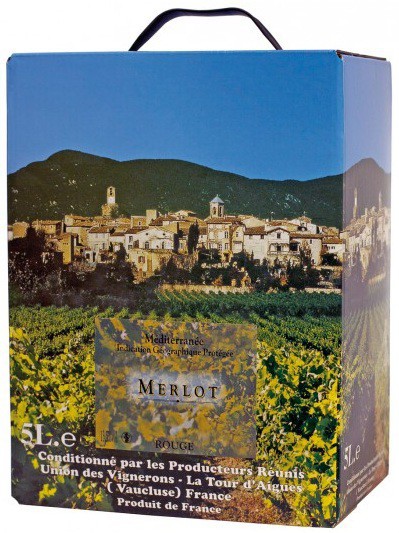 Вино Marrenon, Merlot, Vin de Pays de Mediterranee IGP, 2009, 5 л