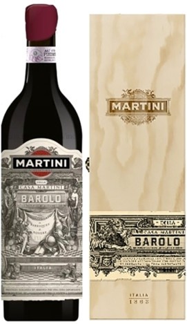 Вино "Martini" Barolo DOCG, wooden box