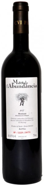 Вино Mas de l’Abundancia, Montsant DO, 2007
