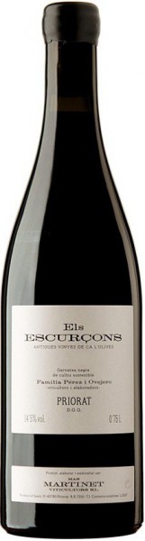 Вино Mas Martinet, "Els Escurcons", Priorat DOQ, 2009