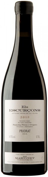 Вино Mas Martinet, "Els Escurcons", Priorat DOQ, 2010