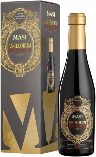 Вино Masi, "Angelorum" Recioto della Valpolicella Classico DOC, 2014, gift box, 0.375 л