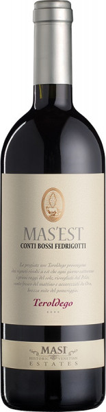 Вино Masi, Bossi Fedrigotti, "Mas'est" Teroldego, Vigneti delle Dolomiti IGT, 2016