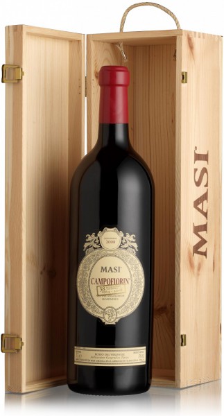 Вино Masi, "Campofiorin", Rosso del Veronese IGT, 2008, wooden box, 3 л
