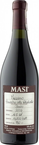 Вино Masi, "Mazzano", Amarone della Valpolicella Classico DOC, 2006