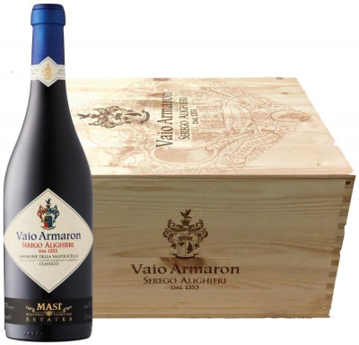 Вино Masi Serego Alighieri, "Vaio Armaron", 2013, wooden box, 1.5 л