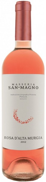 Вино Masseria San Magno, Rosa d'Alta Murgia, 2012