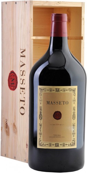 Вино "Masseto", Toscana IGT, 2009, wooden box, 6 л
