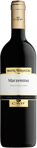 Вино "Mastri Vernacoli" Marzemino, Trentino DOC, 2017