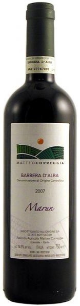 Вино Matteo Correggia, "Marun", Barbera d'Alba DOC, 2007