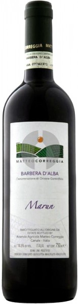 Вино Matteo Correggia, "Marun", Barbera d'Alba DOC, 2009