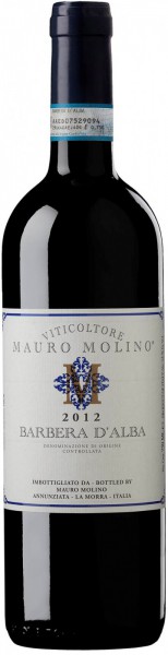 Вино Mauro Molino, Barbera d'Alba DOC, 2012