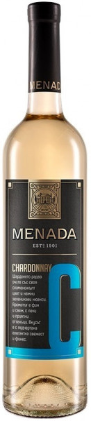 Вино "Menada" Chardonnay, 2018