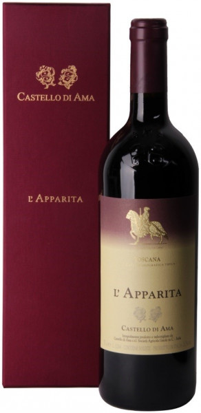 Вино Merlot IGT "l'Apparita", 2015, gift box, 1.5 л
