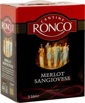Вино Merlot-Sangiovese IGT, 3 л