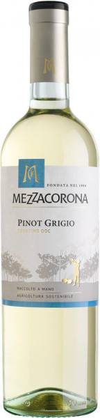 Вино Mezzacorona, Pinot Grigio, Trentino DOC