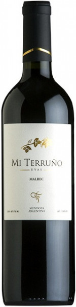 Вино Mi Terruno, "Uvas" Malbec