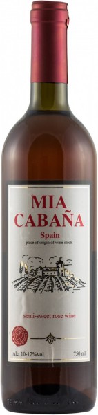 Вино "Mia Cabana" Rose semi-sweet