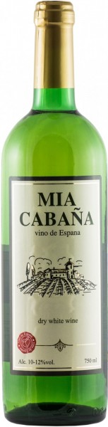 Вино "Mia Cabana" White dry, 0.25 л