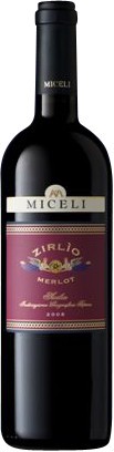 Вино Miceli, "Zirlio" Merlot, Sicilia IGT, 2008