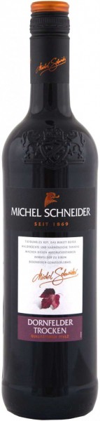 Вино Michel Schneider, Dornfelder Trocken, Pfalz, 2012