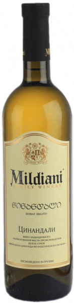 Вино Mildiani, Tsinandali, 2015