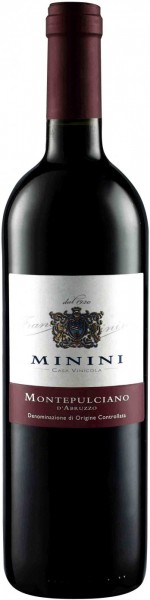 Вино Minini, Montepulciano d'Abruzzo DOC, 2014