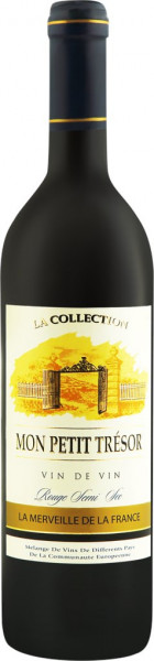 Вино "Mon Petit Tresor" Rouge Semi-Sec