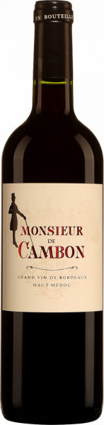 Вино "Monsieur de Cambon", Haut-Medoc AOC, 2015