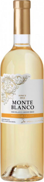 Вино "Monte Blanco" Blanco Medio Seco