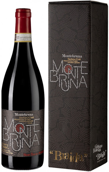 Вино "Montebruna" Barbera d'Asti DOCG, 2017, gift box