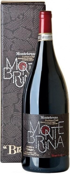 Вино "Montebruna" Barbera d'Asti DOCG, 2017, gift box, 1.5 л