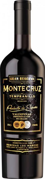 Вино "Montecruz" Gran Reserva, Valdepenas DO
