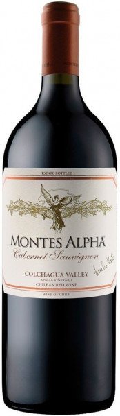 Вино "Montes Alpha" Cabernet Sauvignon, 2017, 1.5 л
