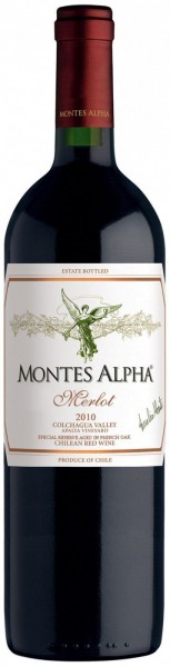 Вино "Montes Alpha" Merlot, 2010