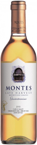 Вино Montes, "Late Harvest" Gewurztraminer, Curico Valley, 2010, 0.375 л