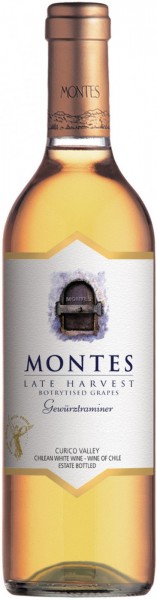 Вино Montes, "Late Harvest" Gewurztraminer, Curico Valley, 2012, 0.375 л