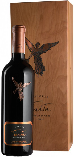 Вино Montes, "Taita", Colchagua Valley DOC, wooden box, 2013