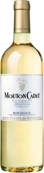 Вино "Mouton Cadet" Bordeaux AOC Blanc, 2016