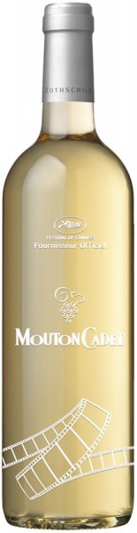 Вино "Mouton Cadet", Bordeaux AOC Blanc, Limited Edition Cannes, 2014