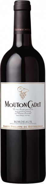 Вино "Mouton Cadet", Bordeaux AOC Rouge, 2012