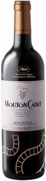Вино "Mouton Cadet" Bordeaux AOC Rouge, Limited Edition Cannes, 2014
