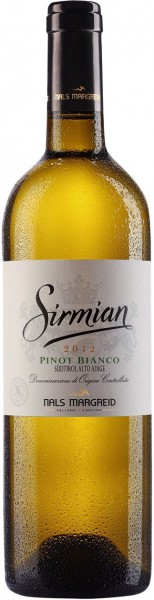 Вино Nals-Margreid, "Sirmian" Pinot Bianco, Sudtirol Alto Adige DOC, 2012