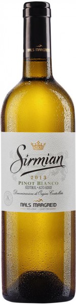 Вино Nals-Margreid, "Sirmian" Pinot Bianco, Sudtirol Alto Adige DOC, 2013