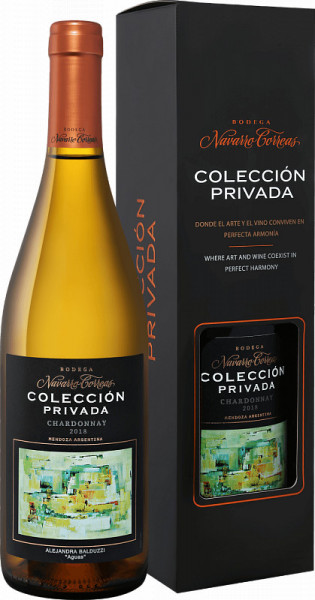 Вино Navarro Correas, "Coleccion Privada" Chardonnay, 2018, gift box