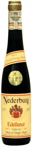 Вино Nederburg Edelkeur Noble Late Harvest 1977, 0.375 л
