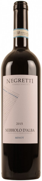 Вино Negretti, "Minot", Nebbiolo d'Alba DOC, 2015